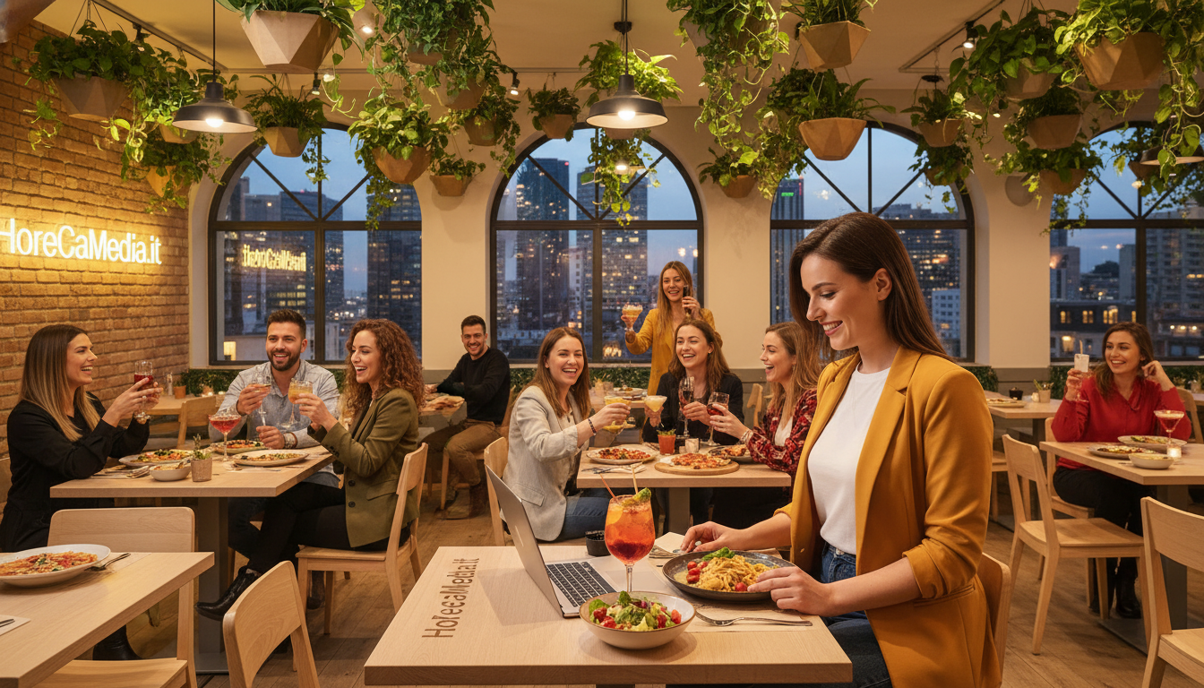 AI social media manager ristorante automatizzazione