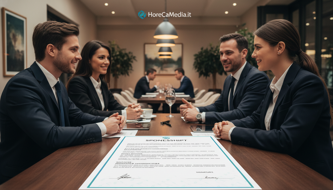 contratto sponsorizzazione ristorante evento horeca
