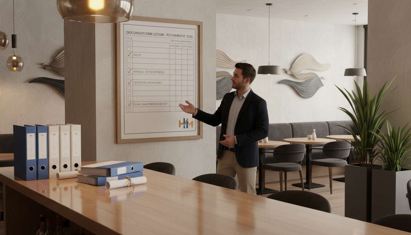 documenti obbligatori esporre locale bar ristorante