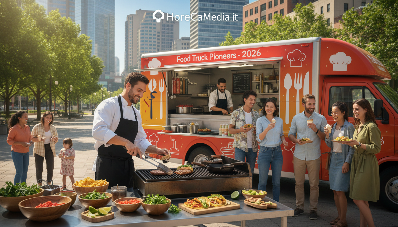 food truck catering mobile professionale