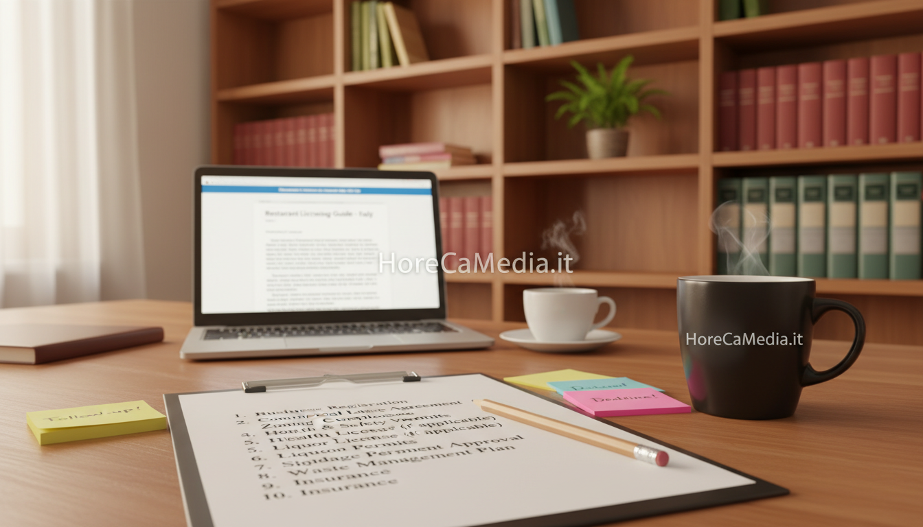 Licenze e permessi per aprire un locale: la checklist completa aggiornata al 2026