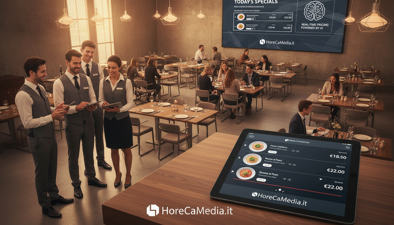 Menu dinamico e AI: come i ristoranti stanno usando l’intelligenza artificiale per aggiornare i prezzi in tempo reale