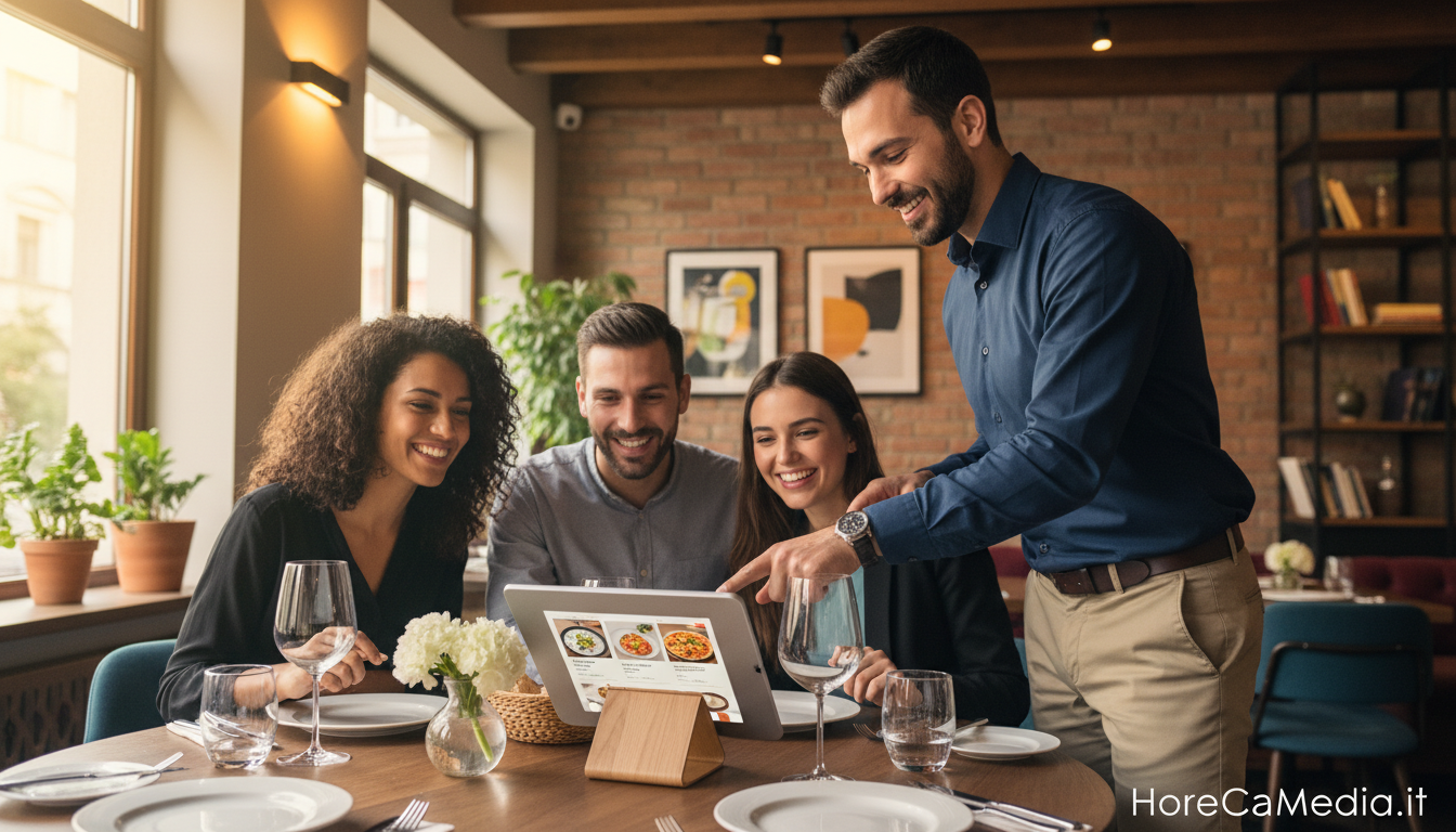ordinazione digitale QR code ristorante