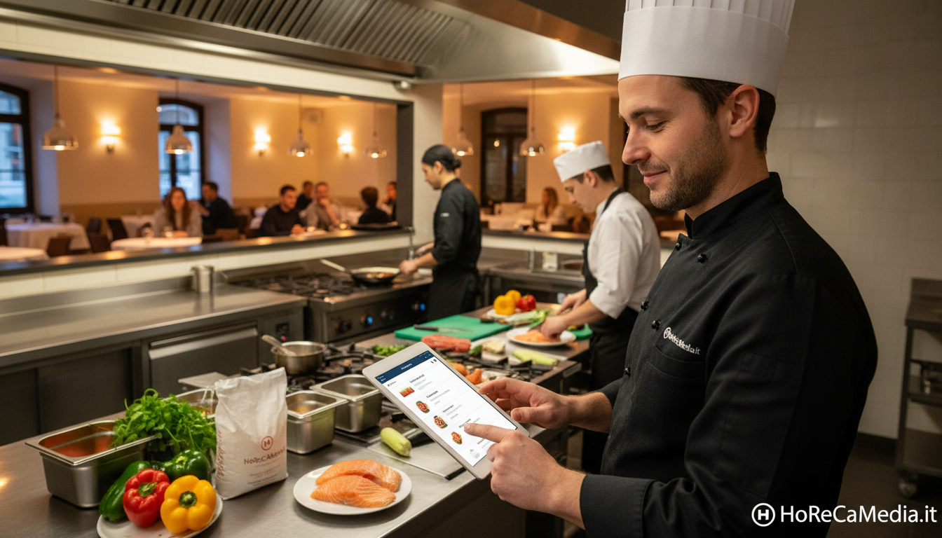 ordine forniture digitale ristorante