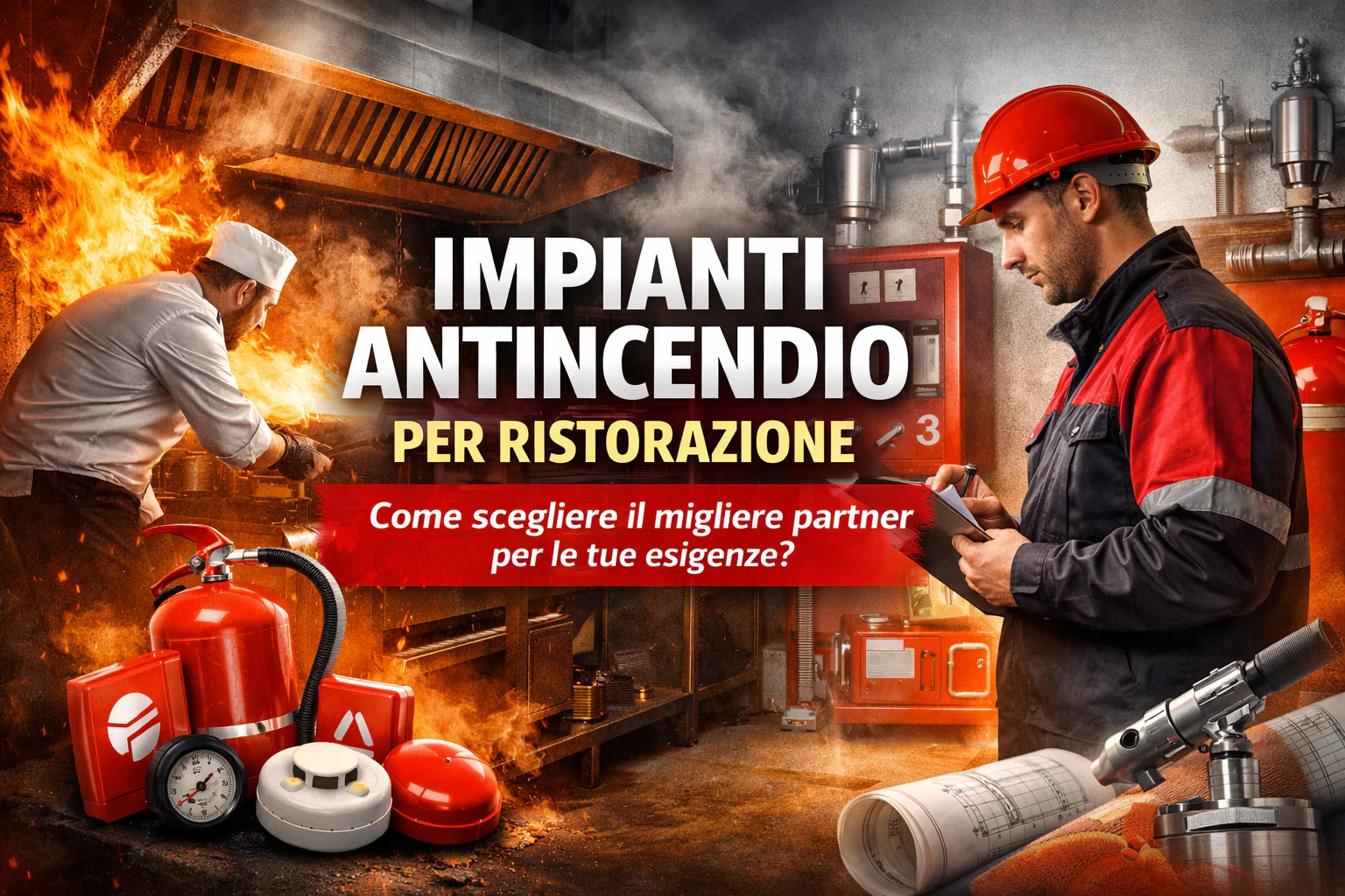 Impianti antincendio per ristorazione