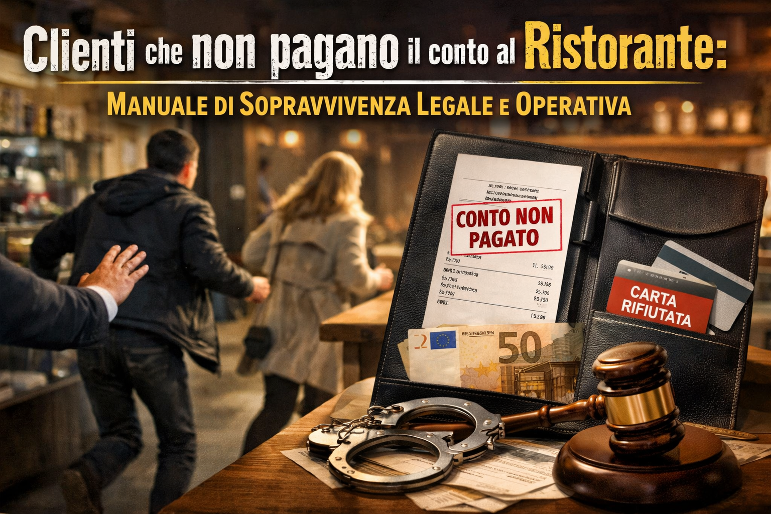 ristorante cosa fare se i clienti non pagano il conto
