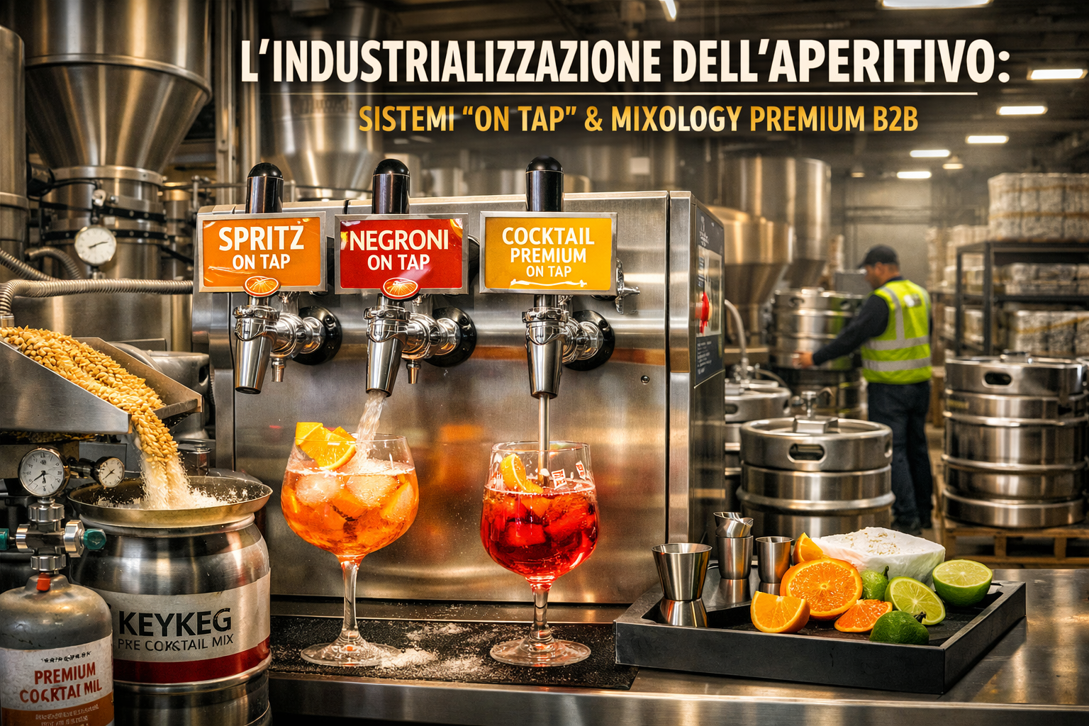 L'Industrializzazione dell'Aperitivo: I Sistemi "On Tap" e la Rivoluzione della Mixology Premium nel Canale B2B