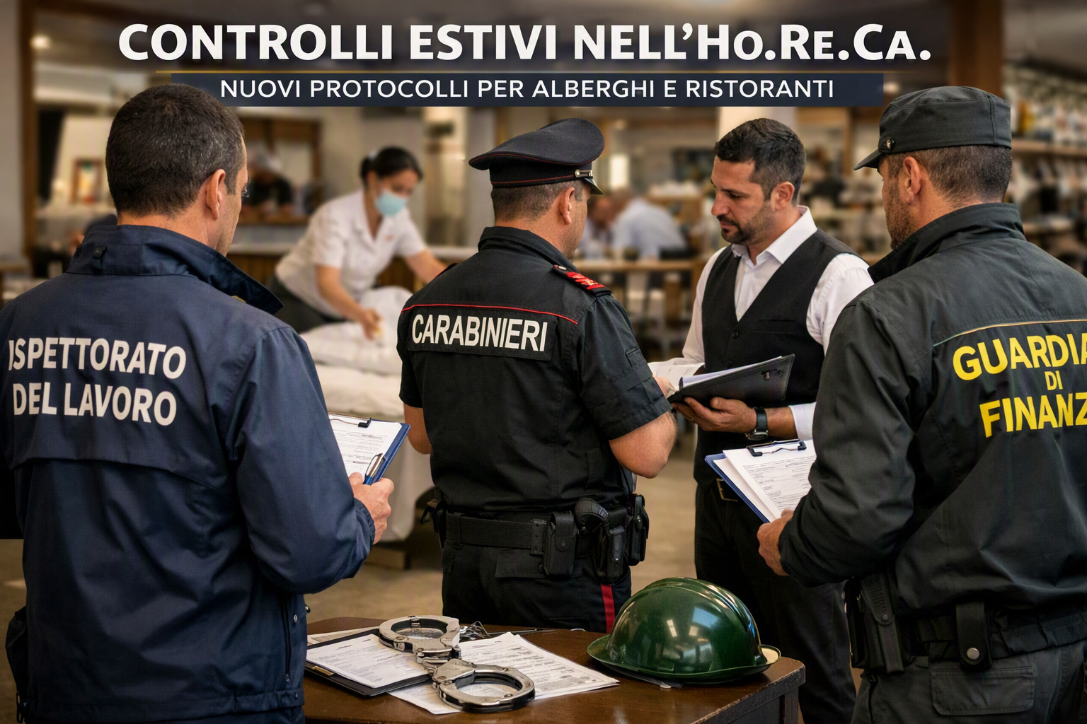 Controlli estivi e legalità nell’Ho.Re.Ca.: operativi i nuovi Protocolli d’Intesa per alberghi e ristoranti