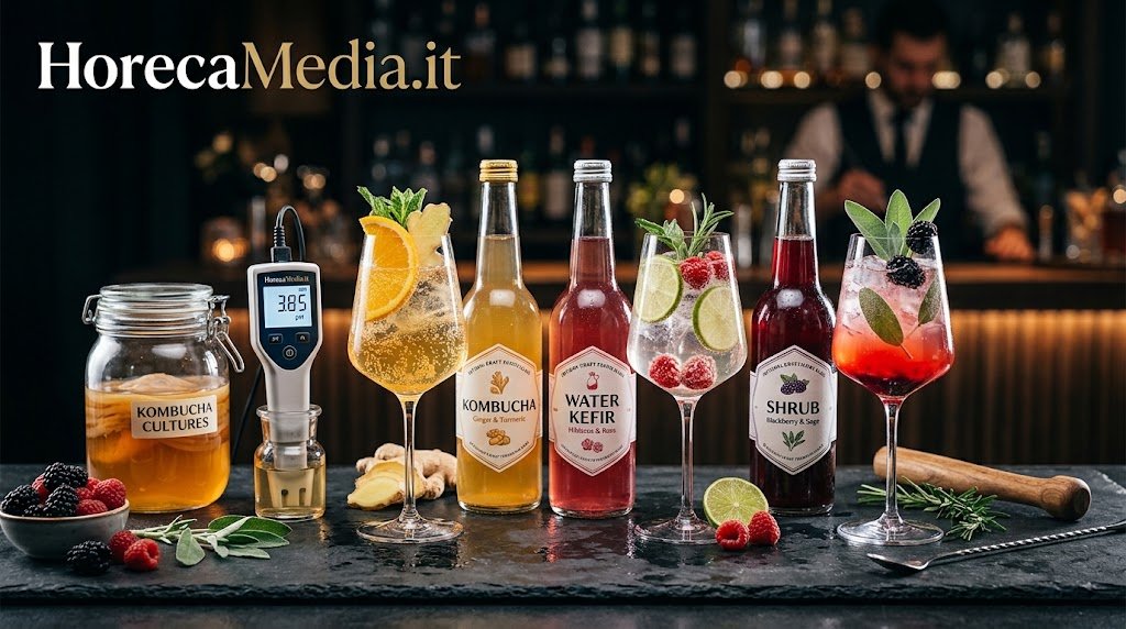 La Rivoluzione dei Fermentati: Kombucha, Water Kefir e Shrub nella Carta Drink ad Alto Margine